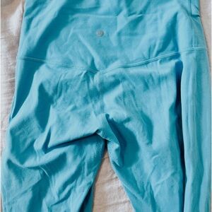 lululemon high rise align leggings 25” poolside size 4